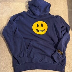 Drew House Mascot Hoodie Dark Navy Size Large - Excellent Condition